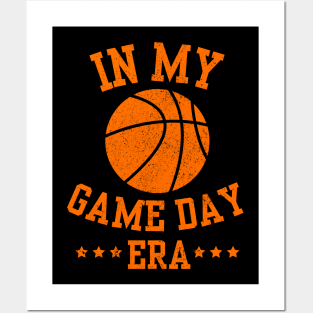 Funny In My Basketball Game Day Era Cool Basketball Player Young Boys Kids Posters and Art